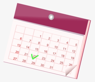 Pink,magenta,rectangle - Clipart Transparent Calendar Icon, HD Png Download, Free Download