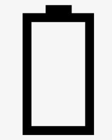 Battery Empty Icon Png Free Download - カルテ シルエット, Transparent Png, Free Download