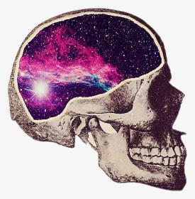 #goul #skeleton #tumblr #galaxy #brain #brains #zombie#freetoedit - Brain Galaxy, HD Png Download, Free Download