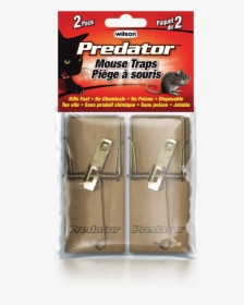 Wilson Predator Wood Mouse Traps - Setting A Mouse Trap Predator, HD Png Download, Free Download
