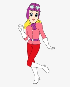Sally Swing As Penelope Pitstop Anime Render - Penelope Pitstop Anime, HD Png Download, Free Download