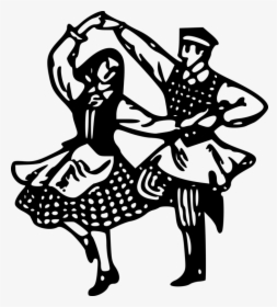 Transparent Rose Drawing Png - Folk Dance Clip Art, Png Download, Free Download