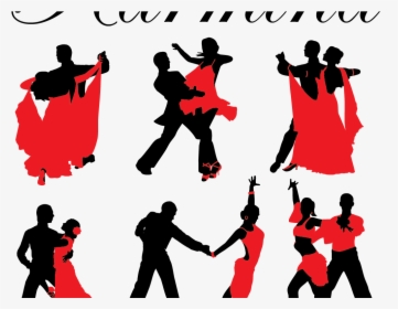 Hd Ballroom Dancing Social - Silhouette Png Ballroom Dance Silhouette Clip Art, Transparent Png, Free Download