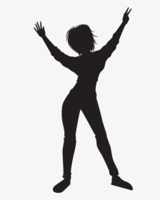 Dancing Girl Silhouette Png - Transparent Png Dancer Png, Png Download, Free Download