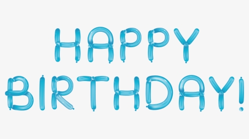 Happy Birthday With Blue - Happy Birthday Tumblr Transparent, HD Png Download, Free Download