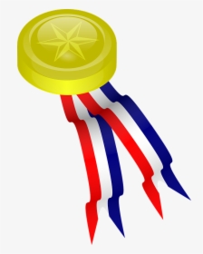 Medal, Ribbon, Award, First, Place, Red, White, Blue - Medals And Ribbons For Recognition, HD Png Download, Free Download