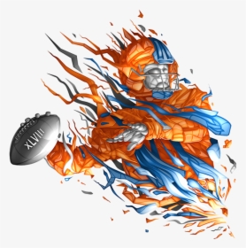 Super Bowl Xlviii Seattle Seahawks Denver Broncos Metlife - Illustration, HD Png Download, Free Download