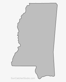 Mississippi State Outline Png, Transparent Png, Free Download