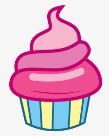 My Little Pony Cupcake Png - Mlp Cupcake Cutie Mark, Transparent Png, Free Download