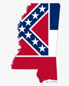 Mississippi Flag Map, HD Png Download, Free Download