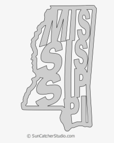 Map Outline Mississippi, HD Png Download, Free Download