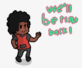 Transparent Be Right Back Png - Cartoon, Png Download, Free Download