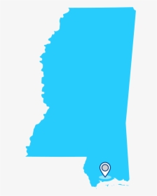 Mississippi Map, HD Png Download, Free Download