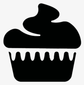 #cupcake #sweet #silhouette #siluet #summer - Muffin Silueta, HD Png Download, Free Download
