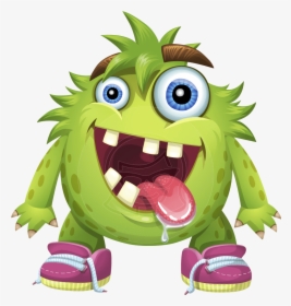 Monster Cartoon Png - Characters With Crooked Teeth, Transparent Png, Free Download