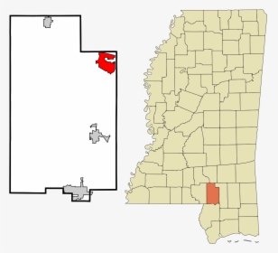 Transparent Mississippi State University Clipart - Map Of Mississippi, HD Png Download, Free Download