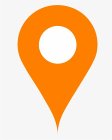 Orange Map Pin - Orange Map Pin Icon, HD Png Download, Free Download