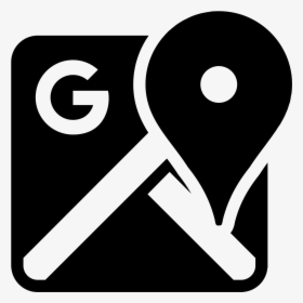 Google Maps Icon Png - White Google Maps Logo, Transparent Png, Free Download