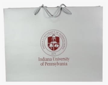 Gift Bag, Large, Silver With Iup Seal - Indiana University Of Pennsylvania, HD Png Download, Free Download