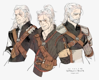 Geralt Of Rivia Anime, HD Png Download, Free Download