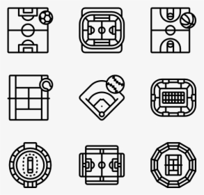Stadiums - Bed And Breakfast Icons, HD Png Download, Free Download