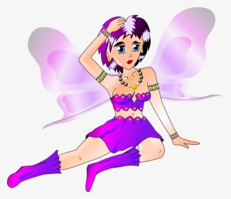 Free Drakoon Waldelfe Lila - Fairy, HD Png Download, Free Download