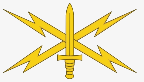 Clip Art Army Branch Insignia - Crossed Lightning Bolts Clipart, HD Png Download, Free Download