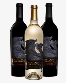 Girl And Dragon Group Bottle Shot With Dragon - Girl And Dragon Wine, HD Png Download, Free Download