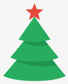 Display Display Christmas Tree Clip Artfree To Use - Simple Christmas Tree Cartoon, HD Png Download, Free Download