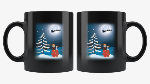 Charlie Brown And Snoopy Christmas Night Light Mug - Christmas, HD Png Download, Free Download