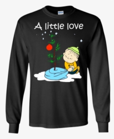Christmas Tree A Little Love Shirt, Sweatshirt - Little Men In A Flying, HD Png Download, Free Download