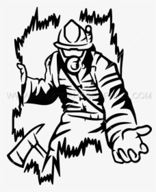 Transparent White Vignette Png - Firefighter Drawing Png, Png Download, Free Download