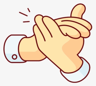 Cartoon Clapping Clapping Cartoon Applause Gesture - Clapping Cartoon Transparent, HD Png Download, Free Download