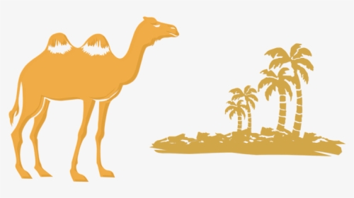 Camel, Tree, Desert - Image, HD Png Download, Free Download