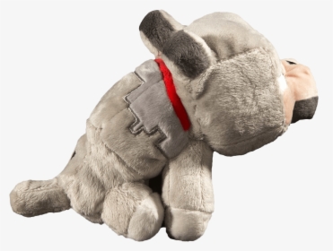 Transparent Baby Wolf Png - Minecraft Wolf Plush Png, Png Download, Free Download