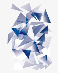 Clip Art Library Blue Science And Technology Transprent - Triangles Blue Transparent Background, HD Png Download, Free Download