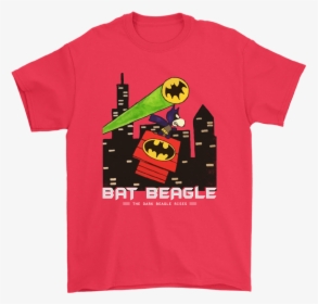 Bat Beagle The Dark Beagle Rises Snoopy Mashup Batman - Game Dog T Shirt, HD Png Download, Free Download