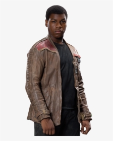 Star Wars The Force Awakens Finn Poe Dameron Leather - Finn Star Wars Transparent Background, HD Png Download, Free Download