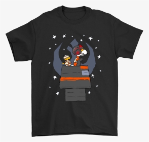 X-wing Star Wars Fighter As Poe Dameron And Bb8 Snoopy - Epic T Shirt Of Ganking, HD Png Download, Free Download