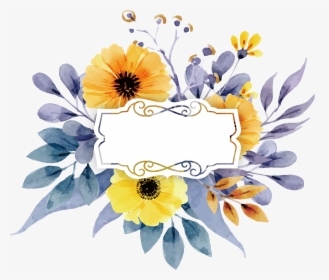 Clip Free Euclidean Computer File Watercolor - Transparent Background Watercolor Sunflower Clipart, HD Png Download, Free Download