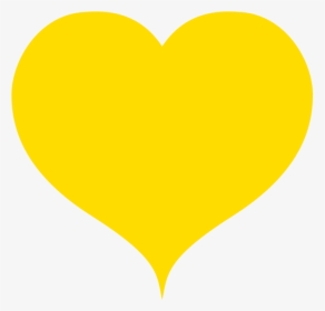 Yellow Heart Png Transparent - Heart, Png Download, Free Download