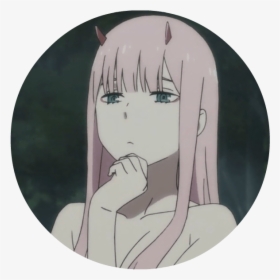 Darling In The Franxx Anime, Darling In The Franxx - Zero Two Telegram Stickers, HD Png Download, Free Download