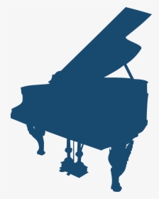 Grand Piano Silhouette Png, Transparent Png, Free Download