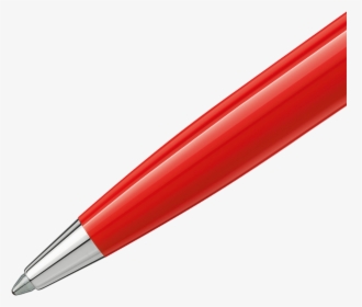 Mont Blanc Pen Red - Red Ball Point Png, Transparent Png, Free Download