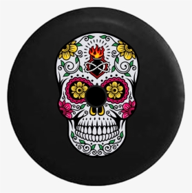 Colorful Day Of The Dead Skull Designs, HD Png Download, Free Download