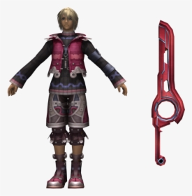Download Zip Archive - Xenoblade Chronicles Shulk Model, HD Png Download, Free Download