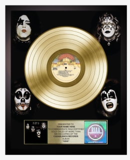 Personalized Kiss Gold Record Award - Kiss Kiss, HD Png Download, Free Download