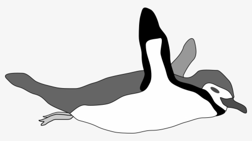 Draw A Penguin Swimming, HD Png Download, Free Download