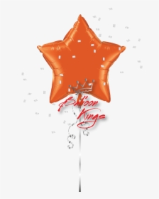 Orange Star - Globos De Estrellas De Colores, HD Png Download, Free Download