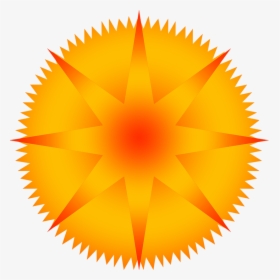 Blue Star With Rays, Orange Star Image - Pin Drop Nonsense, HD Png Download, Free Download